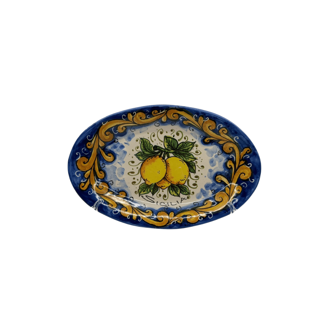 117 piatto ovale 15x22 cm