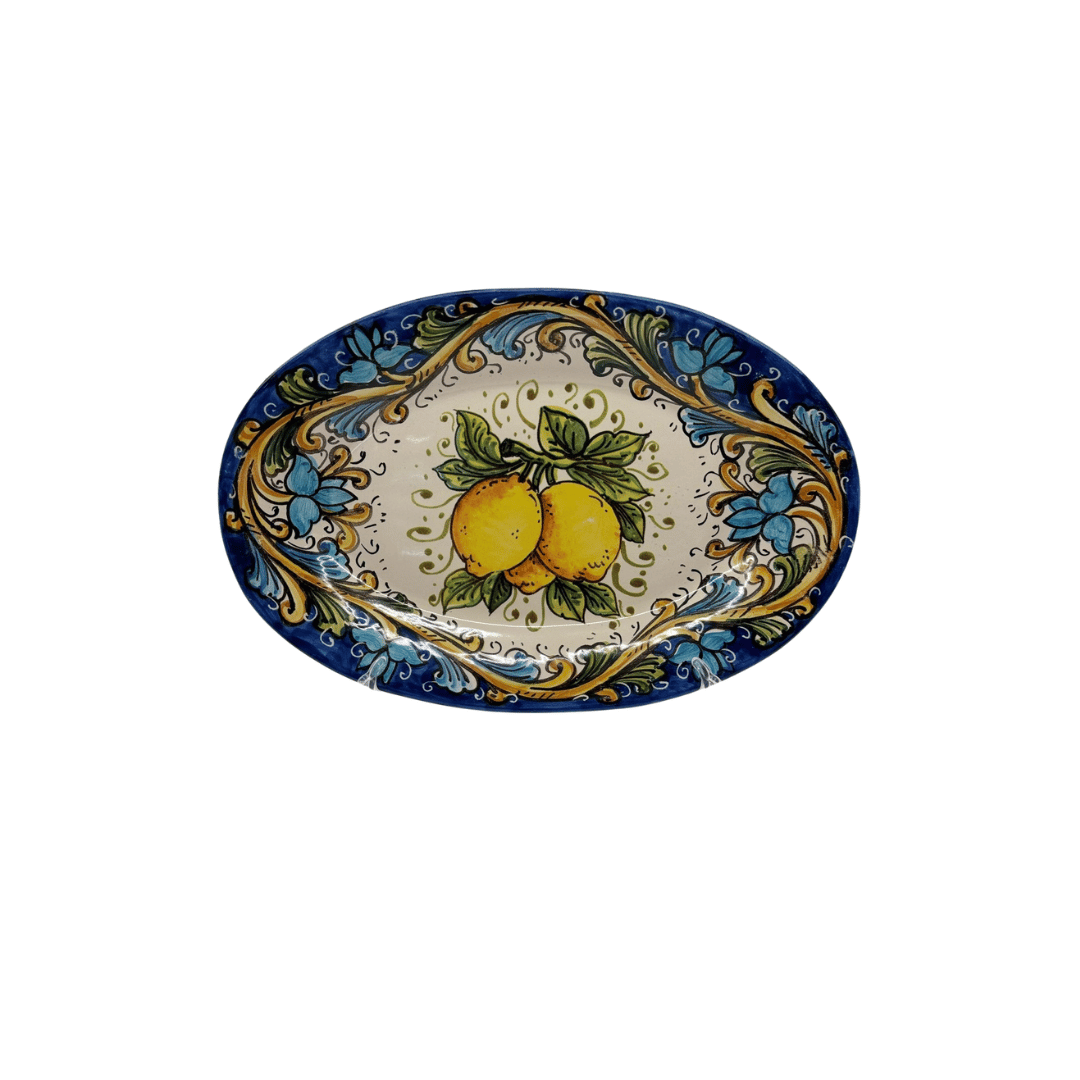 119 piatto ovale 30x20 cm.