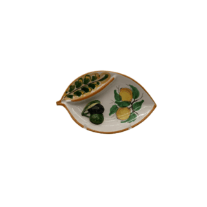 149 antipastiera olive decoro frutta 12x15 cm