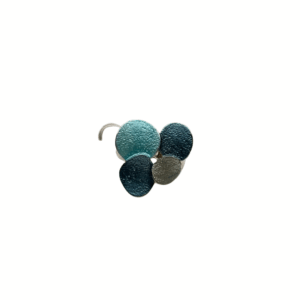 306 anello elastico quattro tondi acqua marina