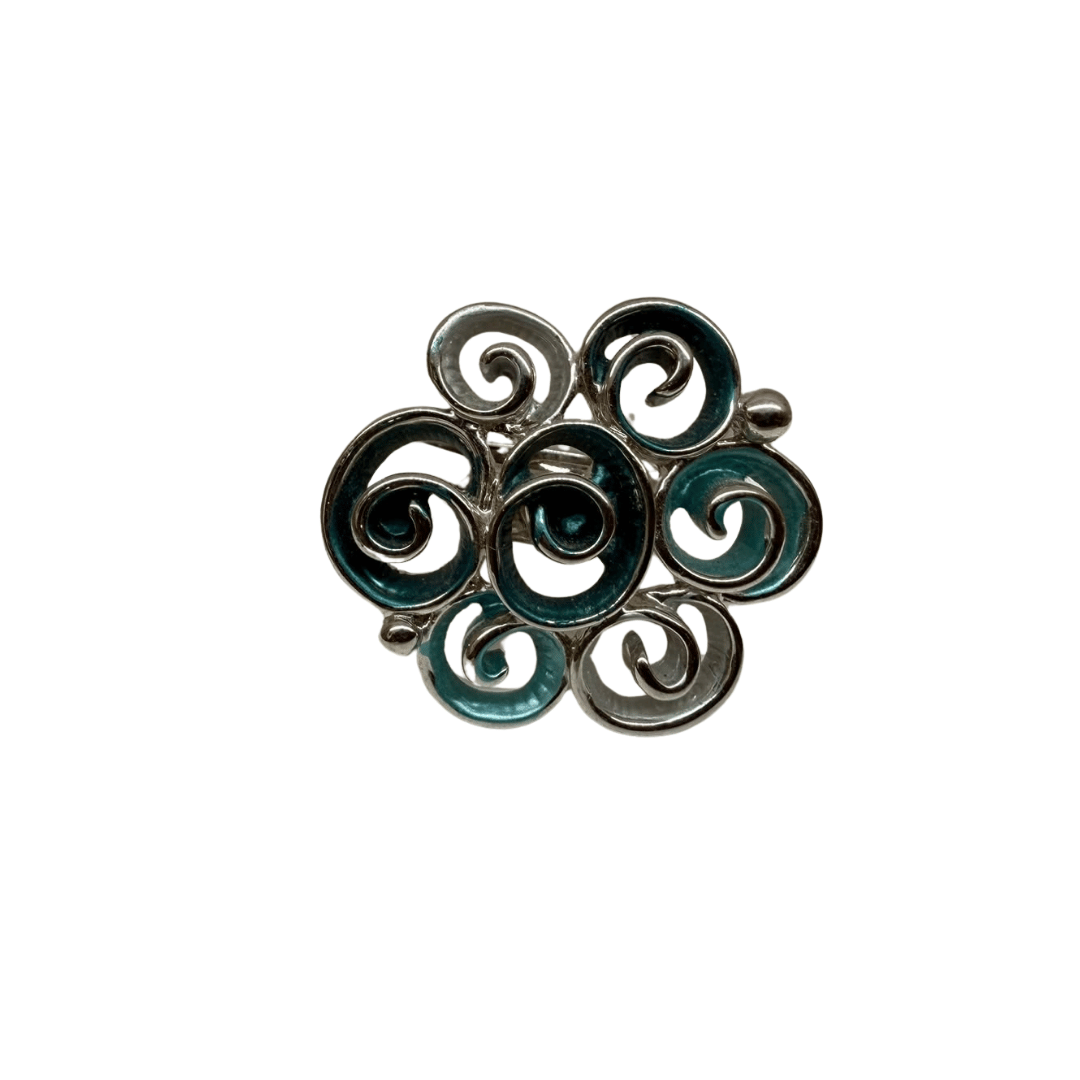 310 anello regolabile spirale ottanio