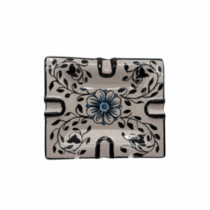 084 posacenere 18x15 decorato ceramica caltagirone