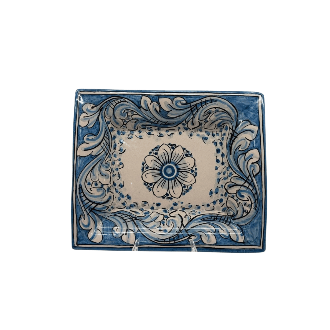 086 svuotatasche 27x22 cm decorato a mano caltagirone