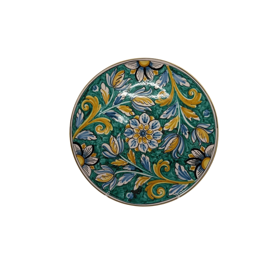 092 piatti grandi diam. 30cm decorato a mano caltagirone